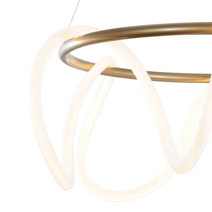 Zuma Line -  Κρεμαστό φωτιστικό οροφής LED LED/58W/230V 3000/4000/6000K χρυσαφί