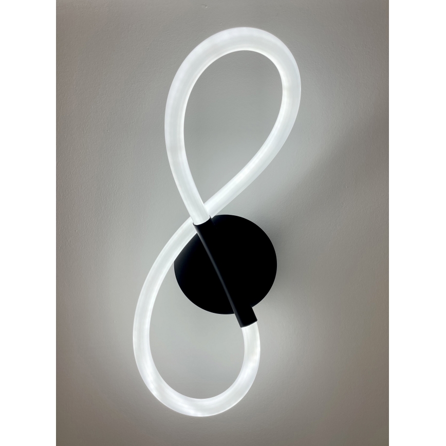 Zuma Line - Φωτιστικό τοίχου LED LED/14W/230V 3000/4000/6000K μαύρο