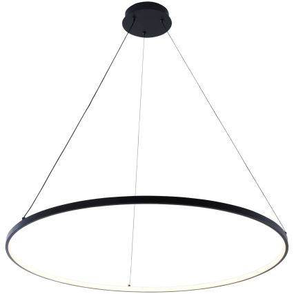 Zuma Line -  Κρεμαστό φωτιστικό οροφής LED LED/36W/230V 3000/4000/6000K διάμετρος 80 cm μαύρο