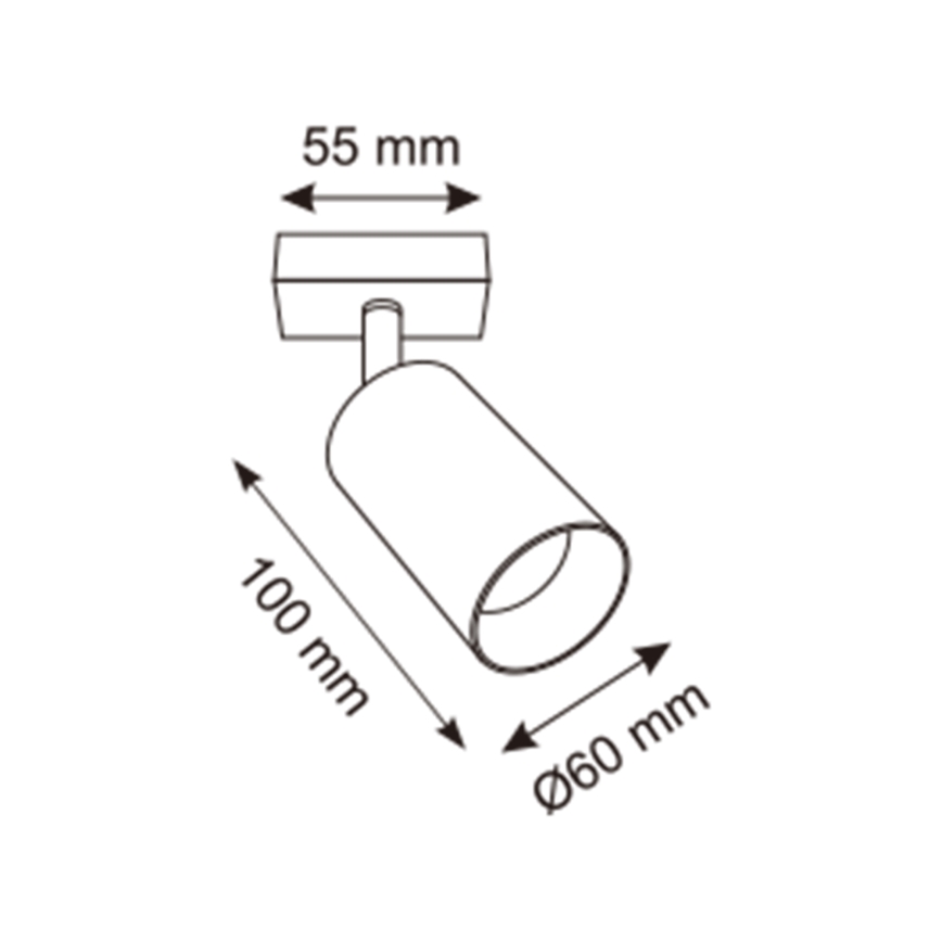Zuma Line - Σποτ τοίχου 1xGU10/50W/230V χρυσό