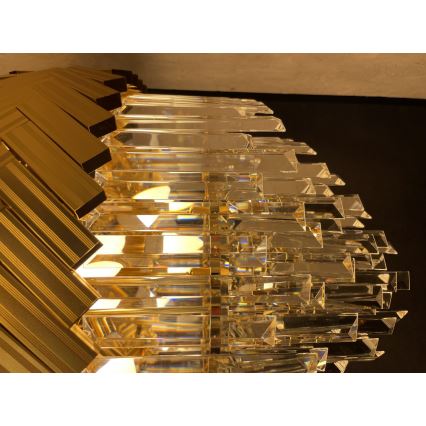 Zuma Line -  Κρεμαστό φωτιστικό οροφής 9xE14/40W/230V χρυσαφί