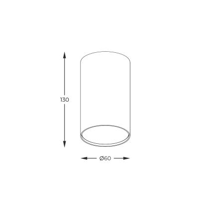 Zuma Line - Φωτιστικό σποτ 1xGU10/50W/230V δρυς