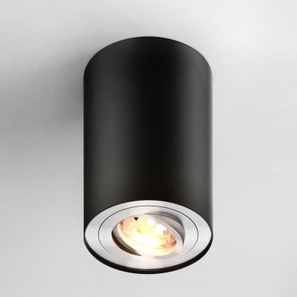 Zuma Line - LED RGBW Ρυθμιζόμενο σποτ 1xGU10/6W/230V μαύρο + τηλεχειριστήριο