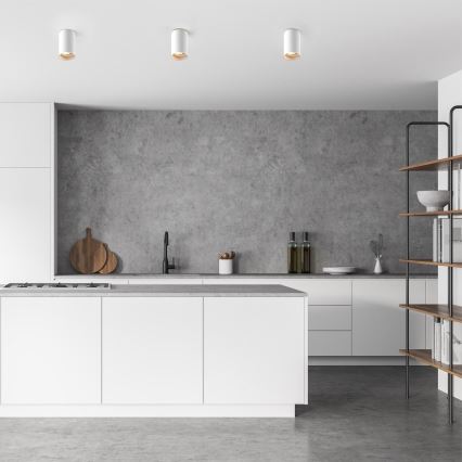 Zuma Line - LED RGBW Ρυθμιζόμενο φωτιστικό σποτ 1xGU10/6W/230V λευκό + τηλεχειριστήριο