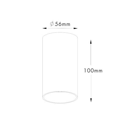 Zuma Line - Φωτιστικό σποτ 1xGU10/50W/230V λευκό