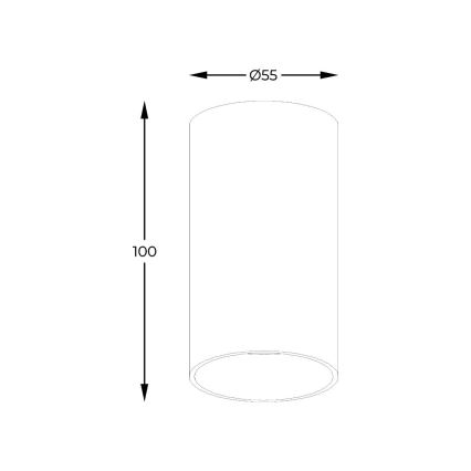 Zuma Line - LED RGBW ρυθμιζόμενο σποτ 1xGU10/4,8W/230V μαύρο + τηλεχειριστήριο