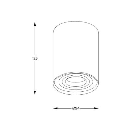 Zuma Line - LED RGBW ρυθμιζόμενο σποτ 1xGU10/4,8W/230V χρυσό + τηλεχειριστήριο