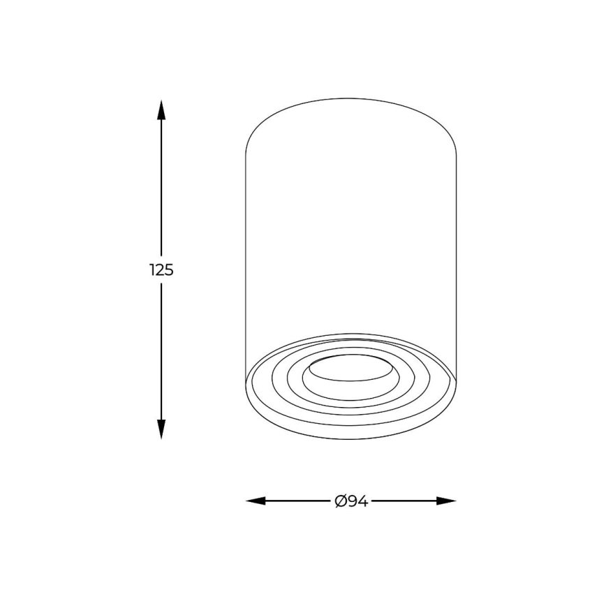 Zuma Line - LED RGBW ρυθμιζόμενο σποτ 1xGU10/6W/230V χρυσό + τηλεχειριστήριο