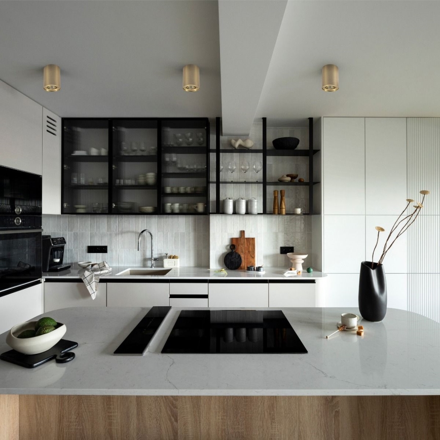 Zuma Line - Σποτ φωτιστικό 1xGU10/50W/230V χρυσό