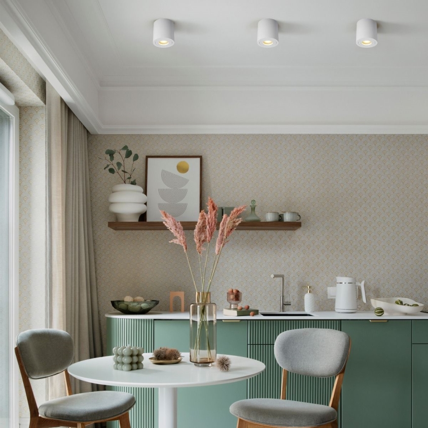 Zuma Line - LED RGBW ρυθμιζόμενο σποτ μπάνιου 1xGU10/6W/230V IP44 λευκό + τηλεχειριστήριο