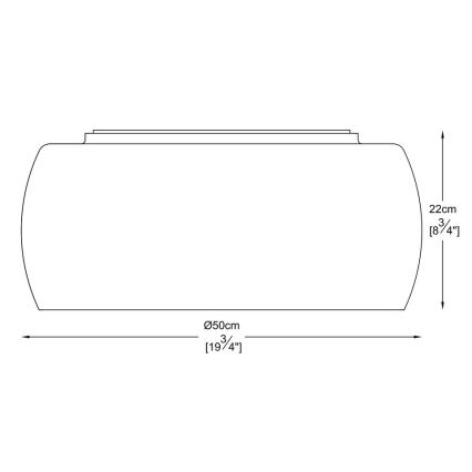 Zuma Line  - Κρυστάλλινο φωτιστικό οροφής 6xG9/42W/230V