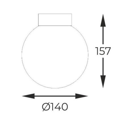 Zuma Line - Φωτιστικό οροφής 1xG9/4W/230V χρυσαφί