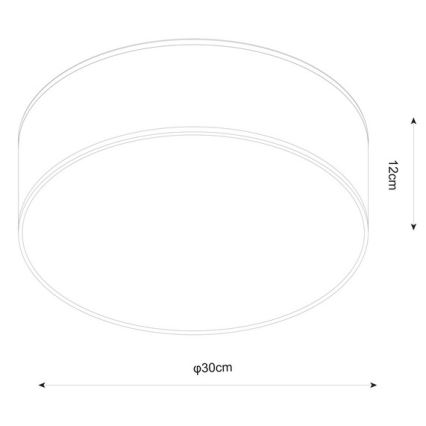 Zuma Line  - Φωτιστικό οροφής 2xE14/40W/230V μαύρο