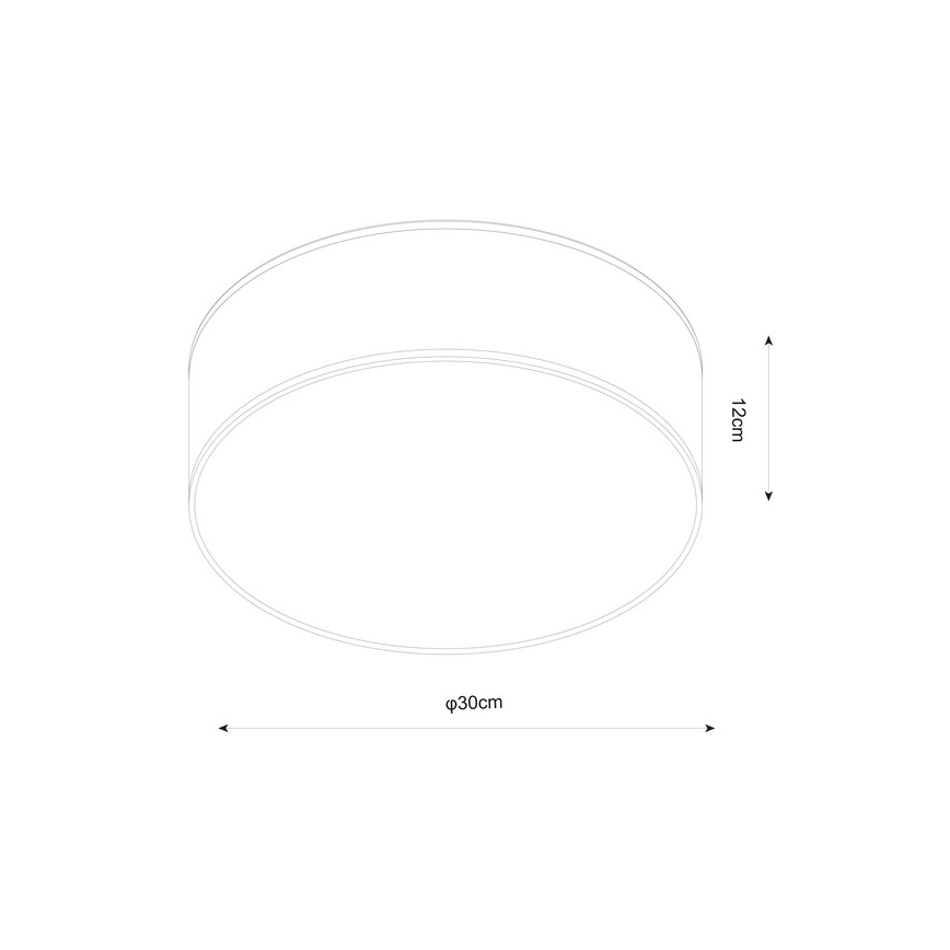 Zuma Line  - Φωτιστικό οροφής 2xE14/40W/230V μαύρο