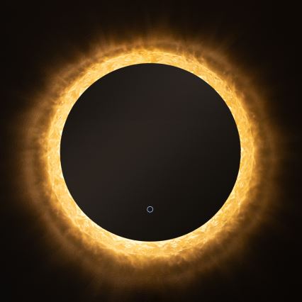 Zuma Line - Επιτοίχιος καθρέφτης μπάνιου LED με οπίσθιο φωτισμό LED/24W/230V 3000/4000/6000K δ. 60 cm IP44 γυαλιστερό χρώμιο