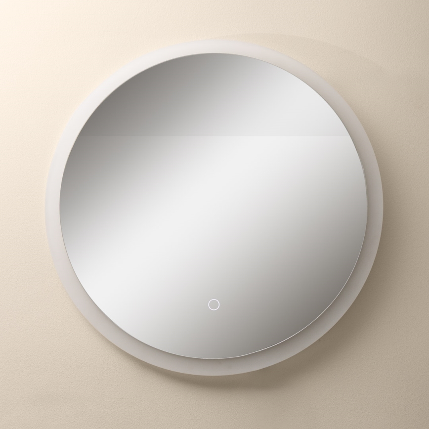Zuma Line - LED Bathroom τοίχου καθρέφτης με ένα οπίσθιος φωτισμός LED/24W/230V 3000/4000/6000K διάμετρος 60 cm IP44 λευκό