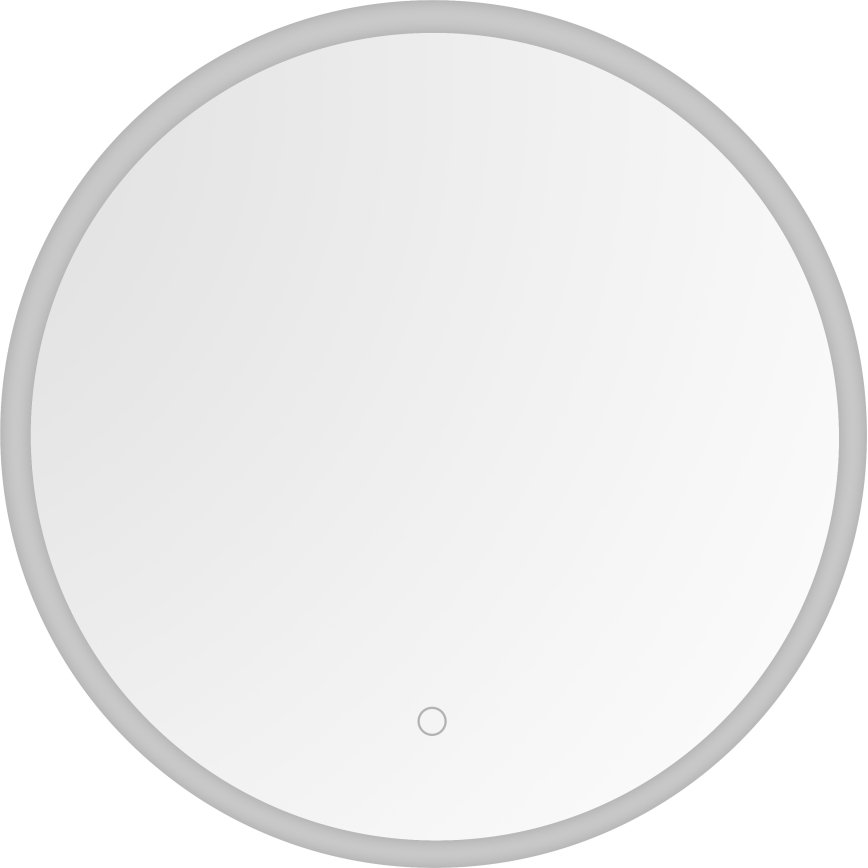 Zuma Line - LED επιτοίχιος καθρέφτης μπάνιου με ενσωματωμένο φωτισμό LED, 24W, 230V, θερμοκρασία χρώματος 3000/4000/6000K, Ø 60 cm, IP44