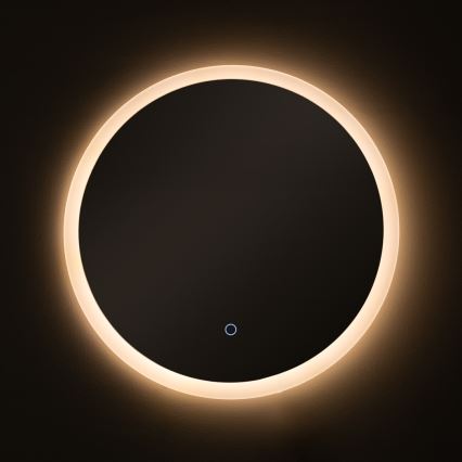 Zuma Line - LED επιτοίχιος καθρέφτης μπάνιου με ενσωματωμένο φωτισμό LED, 24W, 230V, θερμοκρασία χρώματος 3000/4000/6000K, Ø 60 cm, IP44