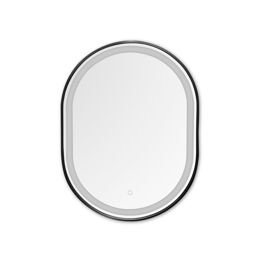 Zuma Line - LED Bathroom τοίχου καθρέφτης με ένα οπίσθιος φωτισμός LED/24W/230V 3000/4000/6000K 70x50 cm IP44 μαύρο
