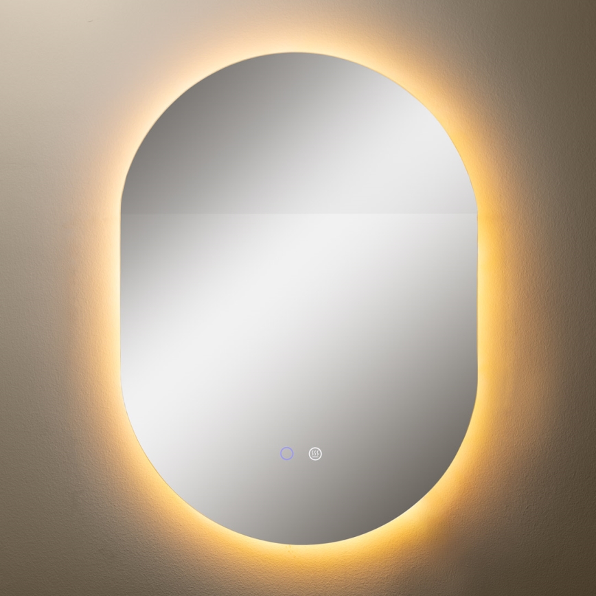 Zuma Line - LED Bathroom heated τοίχου καθρέφτης με ένα οπίσθιος φωτισμός LED/24W/230V 3000/4000/6000K 70x50 cm IP44