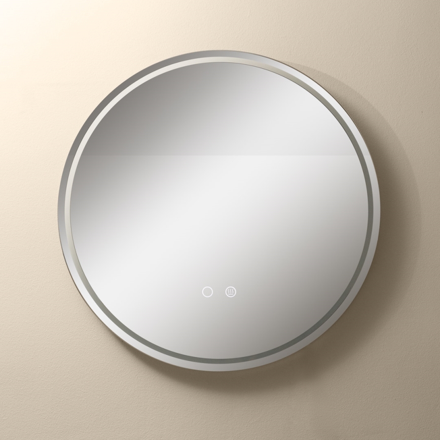 Zuma Line - LED Bathroom heated τοίχου καθρέφτης με ένα οπίσθιος φωτισμός LED/24W/230V 3000/4000/6000K διάμετρος 60 cm IP44