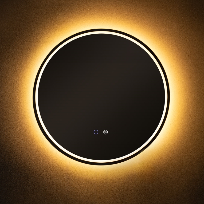 Zuma Line - LED Bathroom heated τοίχου καθρέφτης με ένα οπίσθιος φωτισμός LED/24W/230V 3000/4000/6000K διάμετρος 60 cm IP44