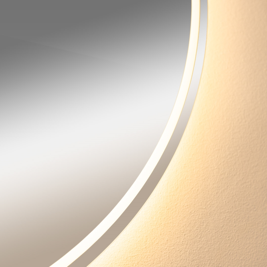 Zuma Line - LED Bathroom heated τοίχου καθρέφτης με ένα οπίσθιος φωτισμός LED/24W/230V 3000/4000/6000K διάμετρος 80 cm IP44