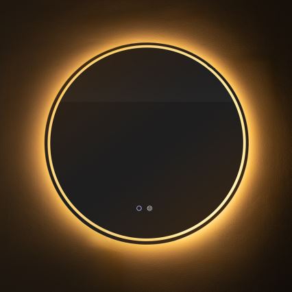 Zuma Line - LED Bathroom heated τοίχου καθρέφτης με ένα οπίσθιος φωτισμός LED/24W/230V 3000/4000/6000K διάμετρος 80 cm IP44