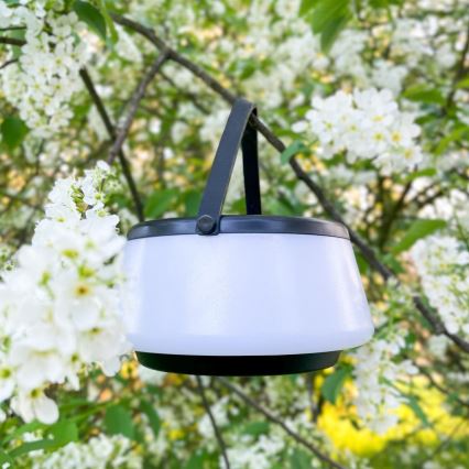 Zuma Line - LED Dimming ηλιακό επαναφορτιζόμενο Επιτραπέζιο φωτιστικό LED/2,2W/2000 mAh IP44 μαύρο