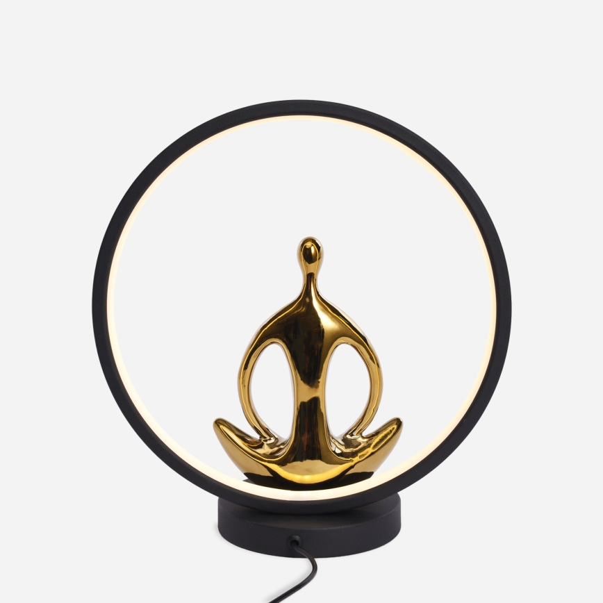 Zuma Line - Επιτραπέζιο φωτιστικό LED LED/4W/5V μαύρο/χρυσό