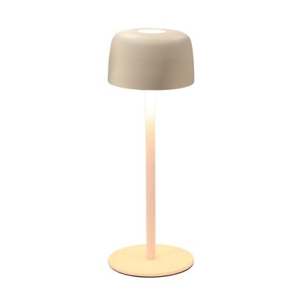 Zuma Line - LED Dimmable επαναφορτιζόμενο επιτραπέζιο φωτιστικό	 LED/2W/1200 mAh IP44 κρεμ