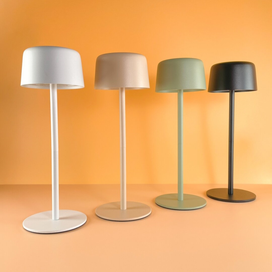 Zuma Line - Ρυθμιζόμενο LED επιτραπέζιο φωτιστικό επαναφορτιζόμενο LED/2W/1200 mAh IP44 λευκό