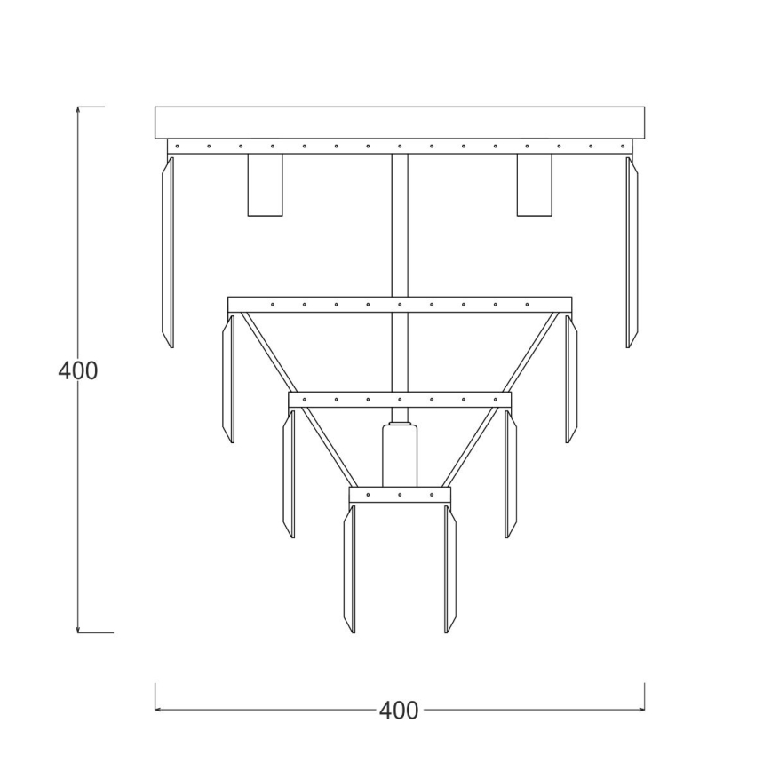 Zuma Line - Κρυστάλλινο φωτιστικό οροφής 5xE14/40W/230V γυαλιστερό χρώμιο