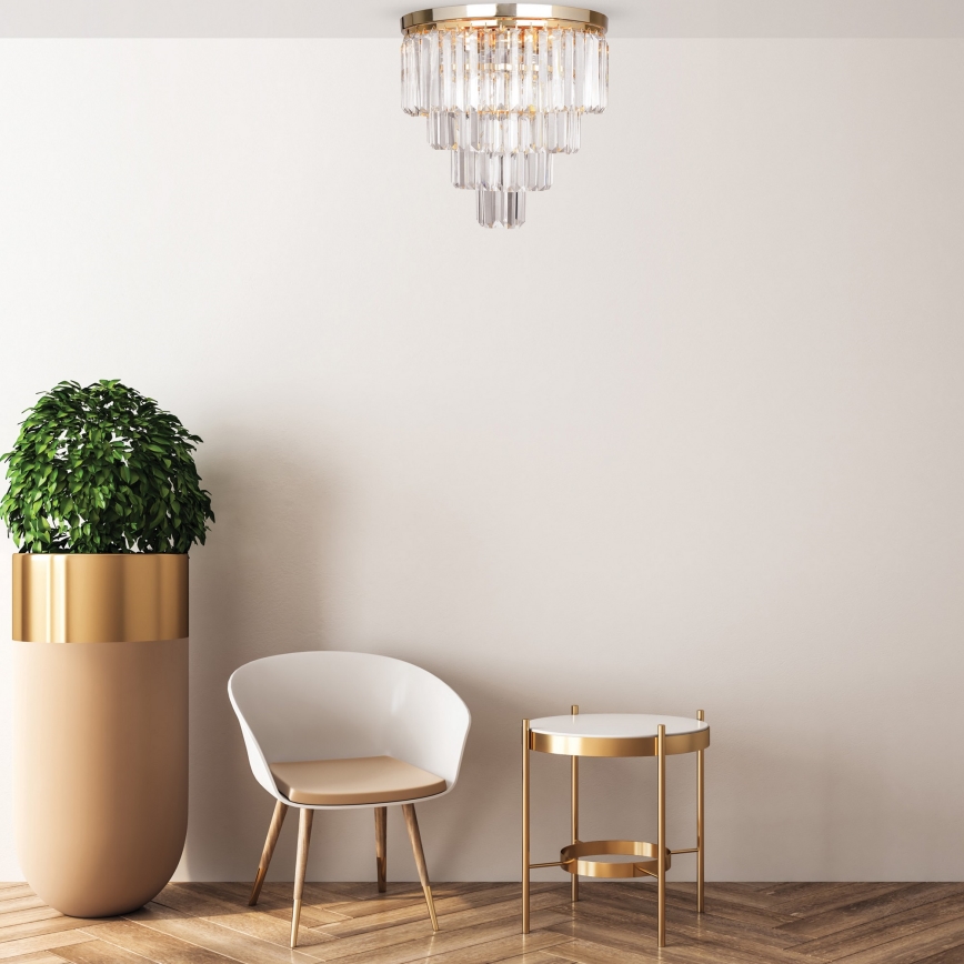 Zuma Line - Κρυστάλλινο φωτιστικό οροφής 5xE14/40W/230V