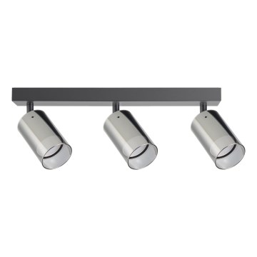 Zuma Line - Φωτιστικό σποτ 3xGU10/50W/230V μαύρο/γκρι