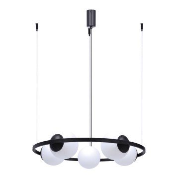 Zuma Line - Κρεμαστό φωτιστικό οροφής 5xE27/40W/230V μαύρο