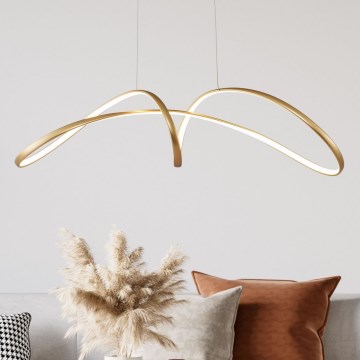Zuma Line -  Κρεμαστό φωτιστικό οροφής LED LED/50W/230V 3000/4000/6000K χρυσαφί