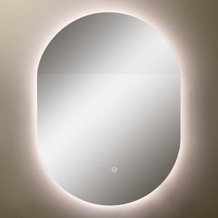 Zuma Line - LED Bathroom heated τοίχου καθρέφτης με ένα οπίσθιος φωτισμός LED/24W/230V 3000/4000/6000K 70x50 cm IP44