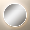 Zuma Line - LED Bathroom τοίχου καθρέφτης με ένα οπίσθιος φωτισμός LED/24W/230V 3000/4000/6000K διάμετρος 60 cm IP44 λευκό/χρυσό