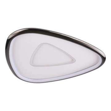 Zuma Line - LED Dimmable φωτιστικό οροφής LED/27W/230V 3000K μαύρο γυαλιστερό χρώμιο