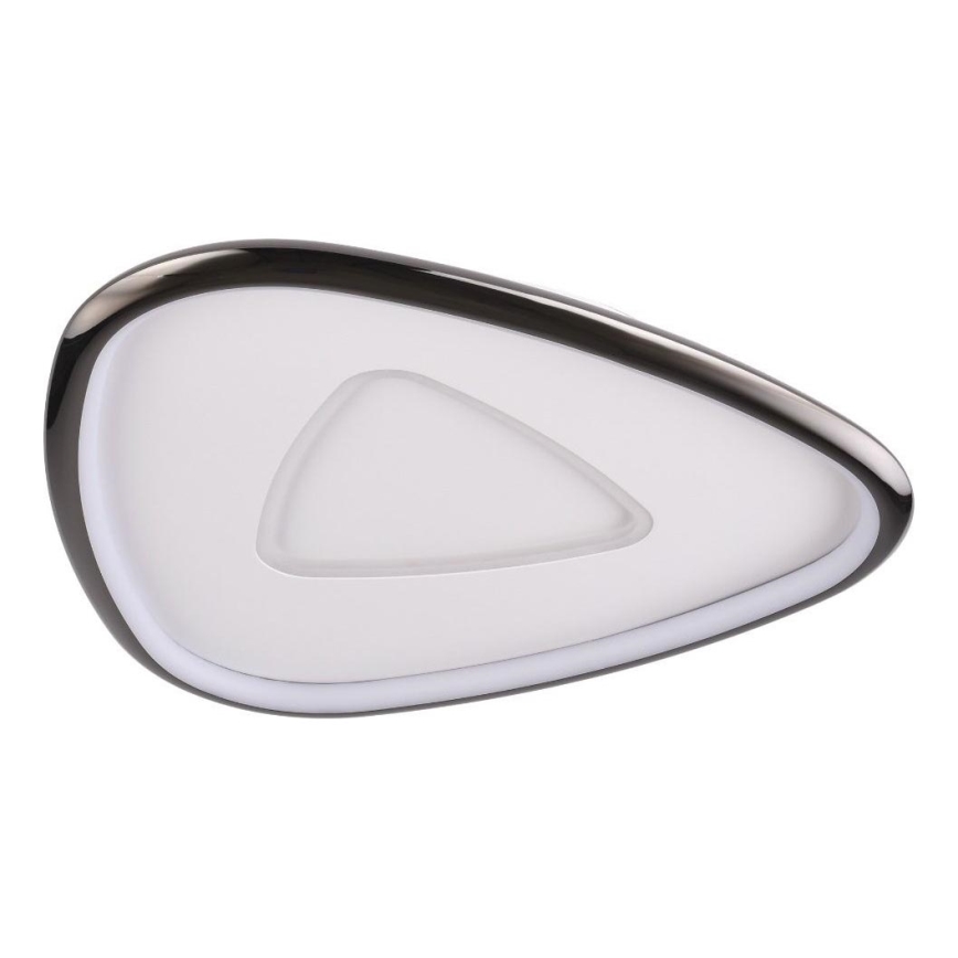 Zuma Line - LED Dimmable φωτιστικό οροφής LED/27W/230V 3000K μαύρο γυαλιστερό χρώμιο