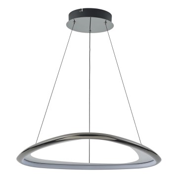 Zuma Line - Led Dimmable κρεμαστό φωτιστικό οροφής LED/34W/230V 3000K μαύρο γυαλιστερό χρώμιο