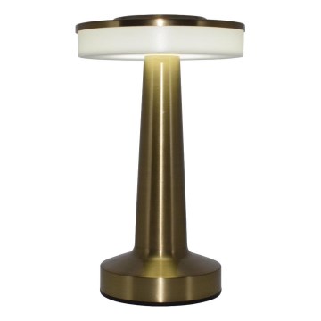 Zuma Line - LED Dimmable επαναφορτιζόμενο επιτραπέζιο φωτιστικό	 LED/2,5W/1200 mAh 3000/4000/6000K χρυσό