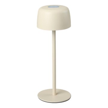 Zuma Line - LED Dimmable επαναφορτιζόμενο επιτραπέζιο φωτιστικό	 LED/2W/1200 mAh IP44 κρεμ