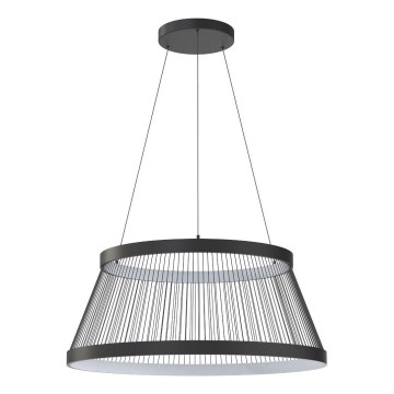 Zuma Line - Led Dimmable κρεμαστό φωτιστικό οροφής LED/53W/230V 2700-6000K μαύρο + τηλεχειριστήριο
