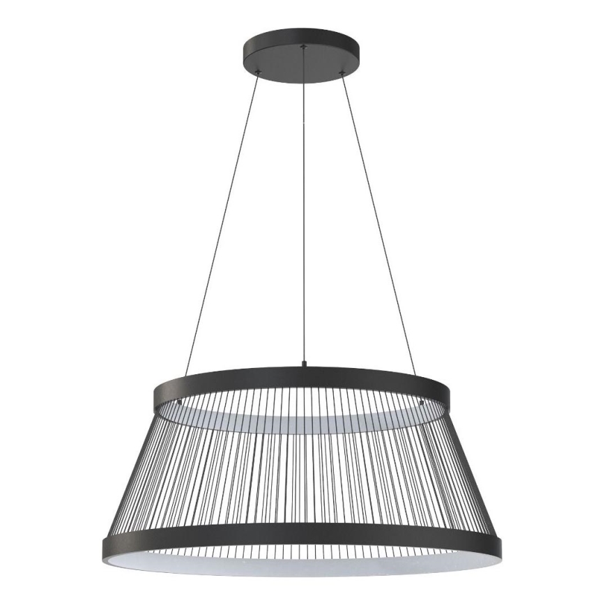 Zuma Line - Led Dimmable κρεμαστό φωτιστικό οροφής LED/53W/230V 2700-6000K μαύρο + τηλεχειριστήριο