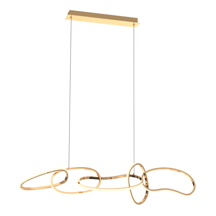 Zuma Line - Led Dimmable κρεμαστό φωτιστικό οροφής LED/56W/230V χρυσαφί