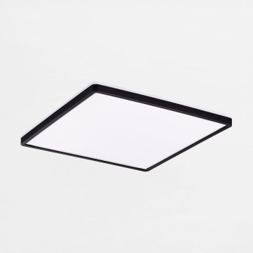 Zuma Line - LED Dimmable φωτιστικό οροφής LED/38W/230V + LED/12W 3000/4000/5500K 40x40 cm μαύρο