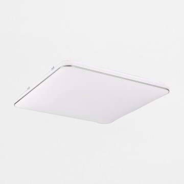 Zuma Line - LED Dimmable φωτιστικό οροφής LED/48W/230V 53x53 cm γυαλιστερό χρώμιο