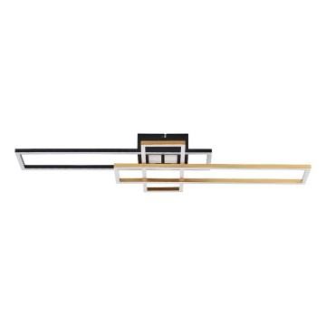 Zuma Line - LED Dimmable φωτιστικό οροφής LED/55W/230V 3000-6000K μαύρο/χρυσό + τηλεχειριστήριο